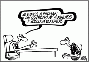 contrato inestable